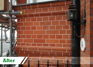 Brick Repointing and Restoration completed by UK Performance Restoration, London UK
