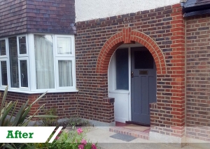 Brick Cleaning and restoration completed by UK Performance Restoration, London UK.