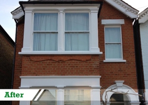 Paint removal job for residential customer in Wimbledon completed by UK Performance Restoration, London UK.