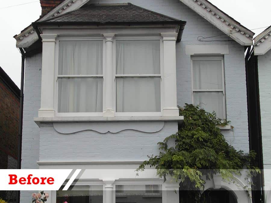 Paint removal job for residential customer in Wimbledon completed by UK Performance Restoration, London UK.