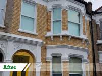 Brick Cleaning in Sutton SM1 - works completed by UK Performance Restoration.