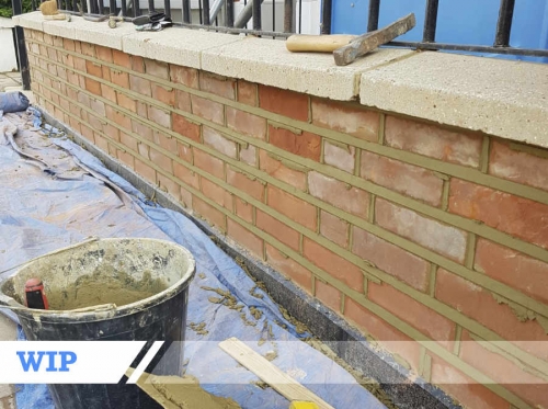 Brick pointing for residential customer in London