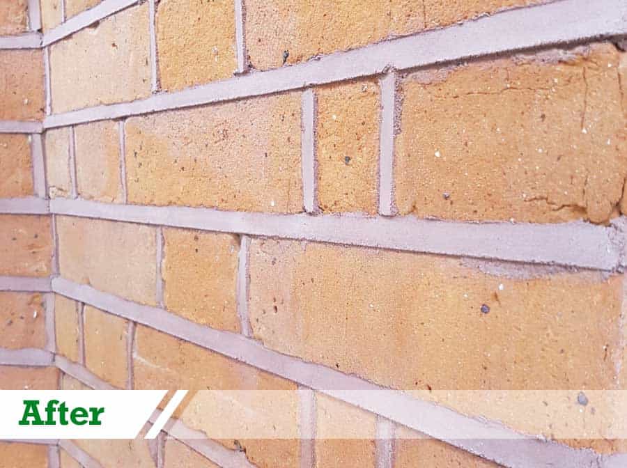 Weather struck brick pointing UK Restoration